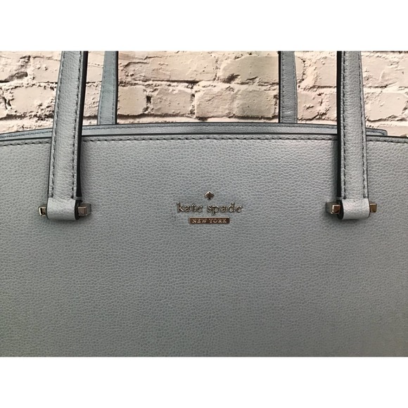 Kate Spade Sky Blue Patterson Drive Geraldine Pebbled Leather Purse - Picture 7 of 7
